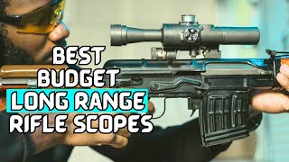 5 Best Budget Long Range Rifle Scopes In 2024🔥 [upl. by Fax]