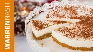 Triple Biscuit Baileys Cheesecake Recipe  No Bake Christmas Desserts by Warren Nash [upl. by Ylekalb]