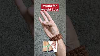 Mudra for Weight Loss mudra weightloss weightlossjourney yoga fitness viralshorts shorts [upl. by Cumine428]