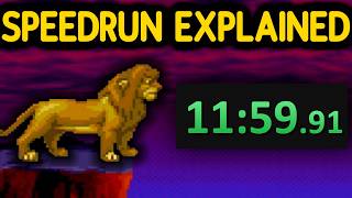 How The Lion King SNES was Beaten in Under 12 Minutes [upl. by Stace]