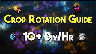 Make 10 DivinesHr Farming Harvest with Crop Rotation PoE 325 [upl. by Goodhen]