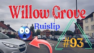 London Drive Copley Close Ealing To Willow Grove Ruislip  Muntikan Na  Driving Vlog london 93 [upl. by Julita]