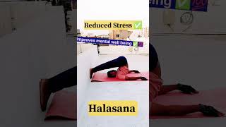 How to do halasana  halasana yoga yogalife ytshorts explore shorts foryou yogawithhimmat [upl. by Lisle7]