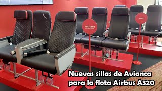 Nuevas sillas Avianca  Flota Airbus A320  Premium Plus y Economy [upl. by Eniamert871]