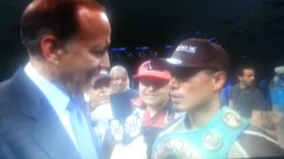 Adrian broner Vs mikey garcia post fight [upl. by Eylsel]