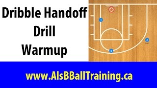 Dribble Hand Off Basketball Drill and Warmup [upl. by Amleht530]