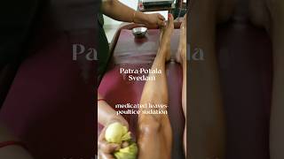 Patra Potli Ayurvedic Massage  Pain Relief in Kerala Health Village shorts [upl. by Yasdnyl]