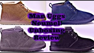 Men Uggs Neumel by Ugg Unboxing  Review 👞👞 [upl. by Naujad211]