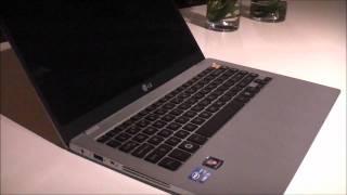 LG Xnote Z330 Ultrabook Hands On  Worlds thinnest ultrabook  EN [upl. by Di695]