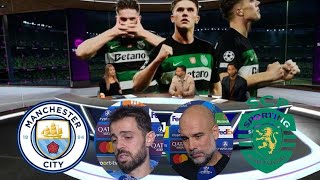 Sporting Lizbon vs Man City Post Match analysis [upl. by Dulcea]