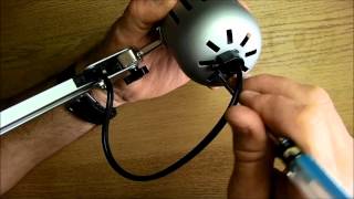 How to dismantle an Ikea Tertial lamp without cutting the wire cable [upl. by Dee855]