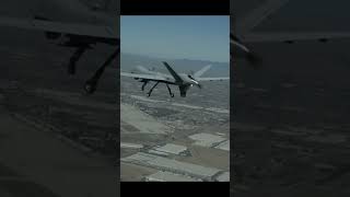 Reaper MQ9 Drone Missile Equiped  Take Off and Landing [upl. by Padget]