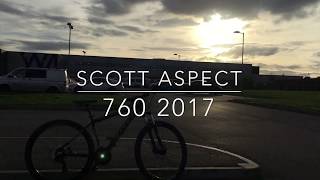 SCOTT ASPECT 760 2017 MOUNTAIN BIKE REVIEW [upl. by Eberly621]