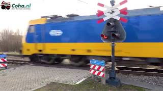 Spoorwegovergang Breda 😍4K😋  Dutch railroad crossing [upl. by Cully]