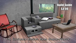 Rocket Mass heater stove Ultimate build guide [upl. by Bernstein57]