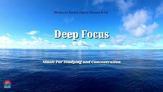 Study Music Deep Focus  Binaural Alpha Waves 8 Hz studymusic binauralbeats deepfocus [upl. by Barnabas]