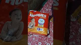 Huggies babydiaper product use review review baby huggies baby babyboy [upl. by Oirevas]