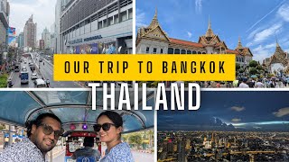 3 Days in Bangkok Thailand  Shopping  The Grand Palace  Sightseeing 🇹🇭  Travel Vlog [upl. by Anuahs]