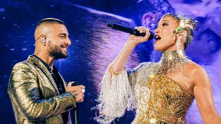 Marry Me  Jennifer Lopez sings with Maluma Scene 2022 Movie Clip [upl. by Lehteb348]