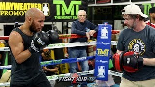 CALEB TRUAX LOOKING TO UPSET JAMES DEGALE ONCE MORE WORKS MITTS DAYS AHEAD OF REMATCH [upl. by Ahsatal]