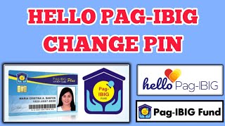 HELLO PAGIBIG CHANGE PIN  HOW TO CHANGE PIN PAGIBIG LOYALTY ATM CARD loyaltycard pagibigfund [upl. by Lipp]