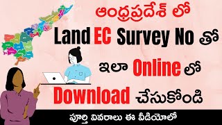 EC Download With Survey Number Online in Andhra Pradesh  EC Andhra Pradesh Download in Telugu [upl. by Lyrred]