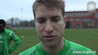 Letschert en Ajilore in basis FC Groningen [upl. by Ahtekal]