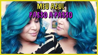 💙 MEU CABELO AZUL PASSO A PASSO  Parte 2 Arara Azul amp Saírazul [upl. by Eirol646]