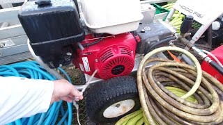 Pull Start Rope Repair For My Pressure WasherSmall Engine Honda GX390 [upl. by Ramel]