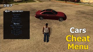 How to Add Car Cheat Menu in GTA San Andreas PC [upl. by Jacquetta]