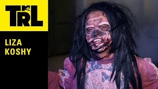 Liza Koshy Takes Over Knott’s Scary Farm  Weekdays at 330pm  TRL [upl. by Acnairb]