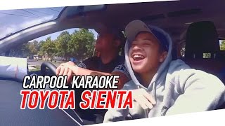 Carpool Karaoke di Mobil Baru Toyota Sienta [upl. by Lenno]