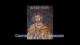 Canto de los primeros cristianos  rito ambrosiano  Lux fulgebit hodie super nos [upl. by Sairacaz]