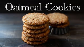 Chewy Oatmeal Cookies  ANZAC biscuits [upl. by Ainoval273]