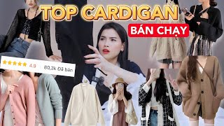 REVIEW TOP รO CARDIGAN BรN CHแบ Y NHแบคT SHOPEE  Rแบบ BแบคT NGแป 47k 57k 89kvv [upl. by Garek]