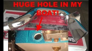 HOW TO INSTALLREPLACE SURF PIPE for skiwake boats Episode 2  DIY Series [upl. by Aimekahs782]