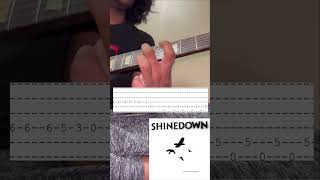 Sound Of Madness Guitar Lesson amp Tabs  Shinedown shinedown shorts youtubeshorts [upl. by Lammond]