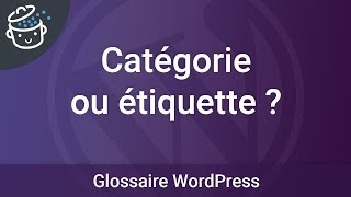 Comment choisir entre les catégories et les étiquettes dans WordPress [upl. by Aicssej948]