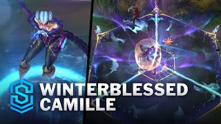 Winterblessed Camille Skin Spotlight  PreRelease  PBE Preview  League of Legends [upl. by Asilim675]