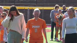 Post University Womens Soccer Senior Day 2024 101924 [upl. by Aland]