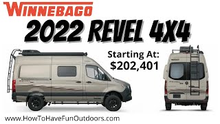 2022 Winnebago 4x4 Revel Walkthrough Tour in 4K [upl. by Tiffanle]