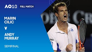 Marin Cilic v Andy Murray Full Match  Australian Open 2010 Semifinal [upl. by Berlauda521]