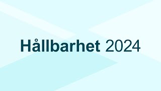 Hållbarhet 2024 Del 1 [upl. by Gad173]