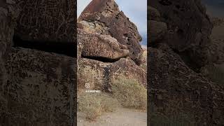 Big selection of ancient petroglyphs in California near Bishop petroglyphs california [upl. by Assirec]