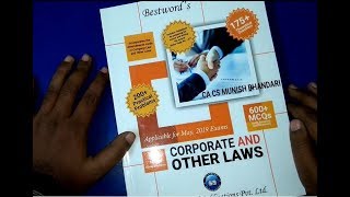 munish bhandari ca inter corporate and other law may 2019 [upl. by Etteniotnna866]