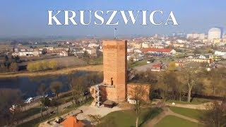 Kruszwica z Drona Mysia Wieża w Kruszwicy z drona Jezioro Gopło [upl. by Eednim]