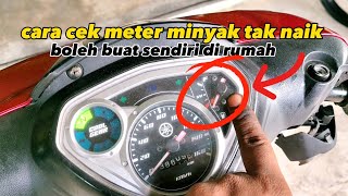 cara cek meter minyak tak naik  motor lagenda 110zr [upl. by Wenonah]