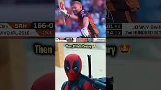 Bairstow Century 🤩 IPL 2019 [upl. by Lenna]