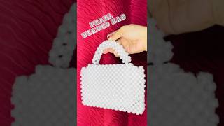 Diy beaded bag😱🌸  Making beaded bag for the first time  beadedbags beadsasmr [upl. by Evod]