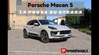 Porsche Macan S 2022 Test Drive la prova del SUV sportivo da 380 CV [upl. by Gnourt555]